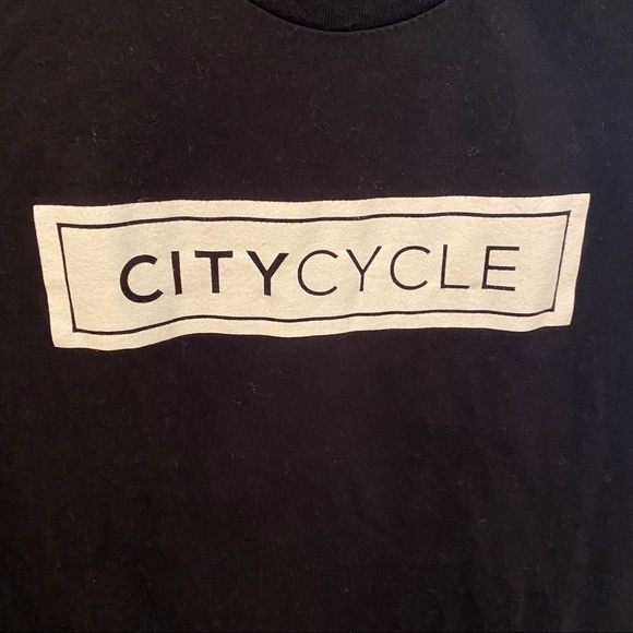 RUBEE COUTURE CityCycle Black T-Shirt Size Small - Picture 2 of 5